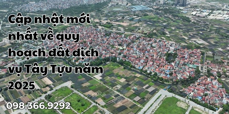 quy hoạch đất dịch vụ Tây Tựu